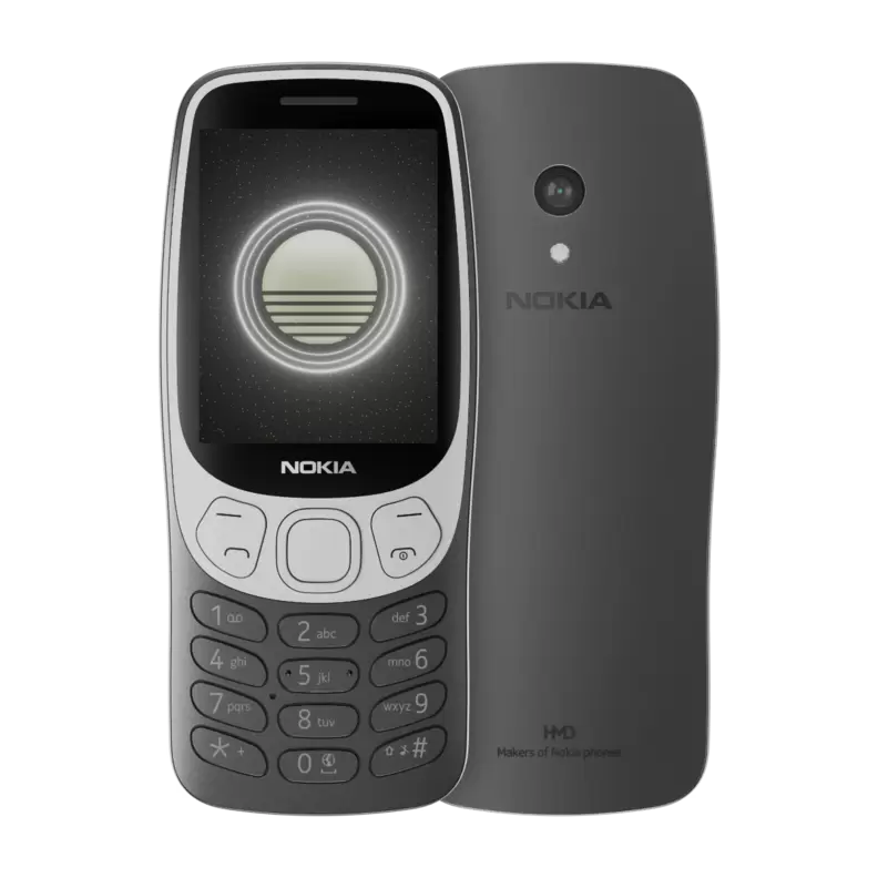 Nokia 3210 4G mobiltelefon, Grunge Black