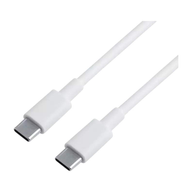 USB-C til USB-C kabel 1 M, hvid
