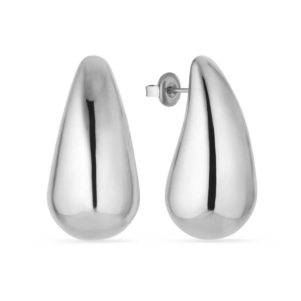 Baía Jewellery - Rasgar Big øreringe - Rustfrit stål