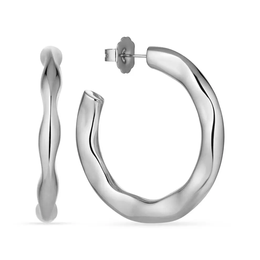 Baía Jewellery - Arco øreringe - Rustfrit stål