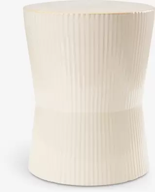 Piedestal SIGMUND Ø23xH30cm creme