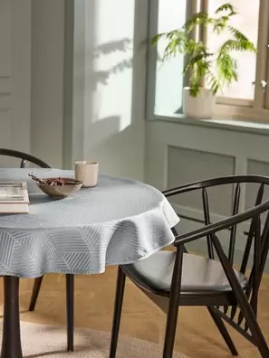 Dug BLOMME Ø120 grå
