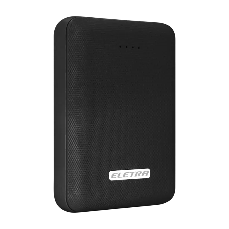 powerbank 10.000 mAh, sort
