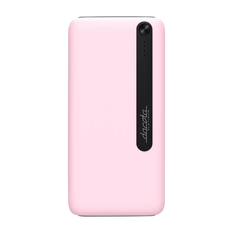 A20, powerbank 20 000 mAh, lyserød