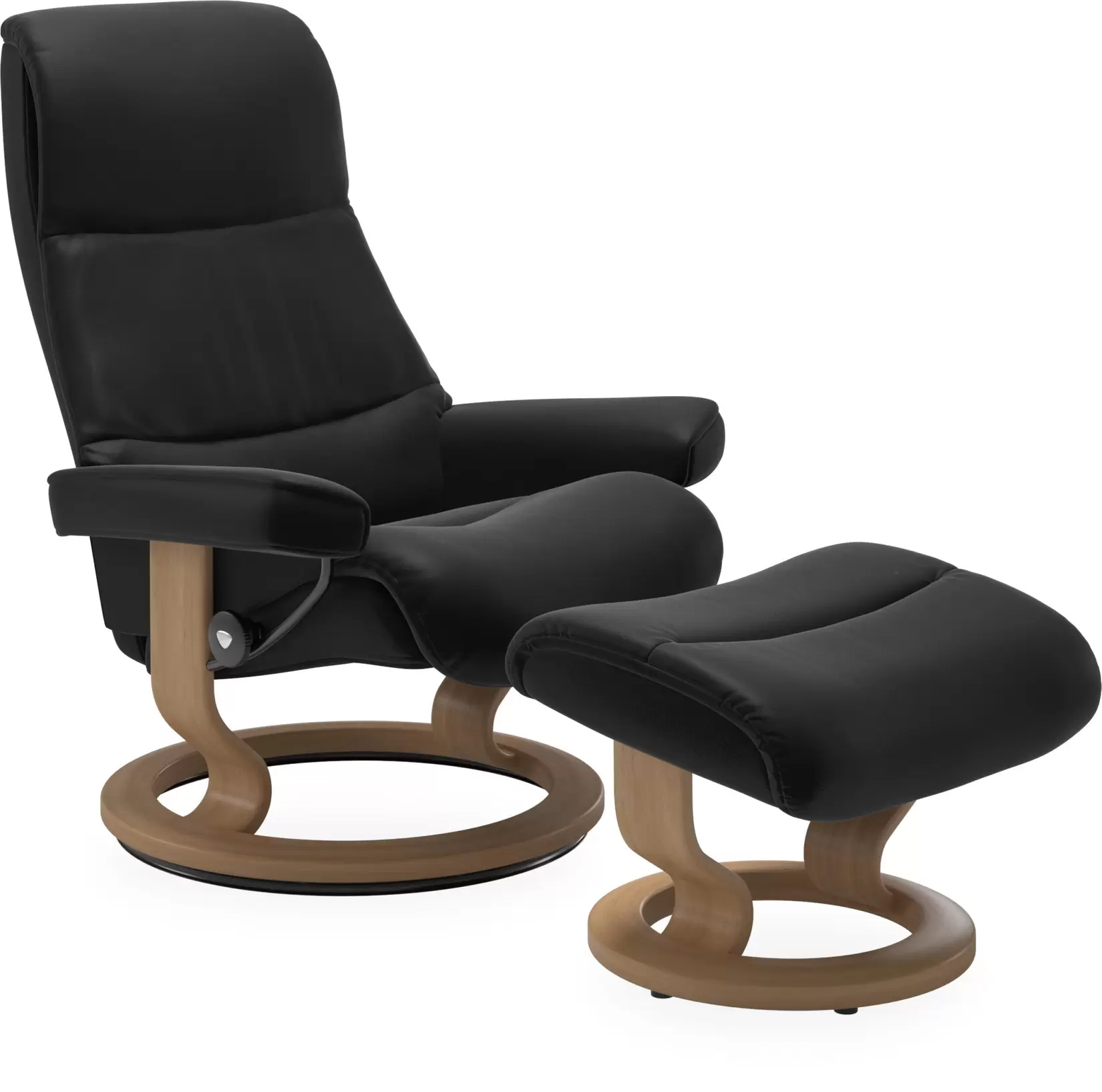 Stressless View M. Classic stel Lænestol og fodskammel