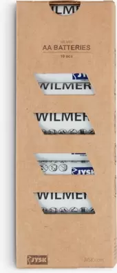 Batterier WILMER AA 10 stk/pk