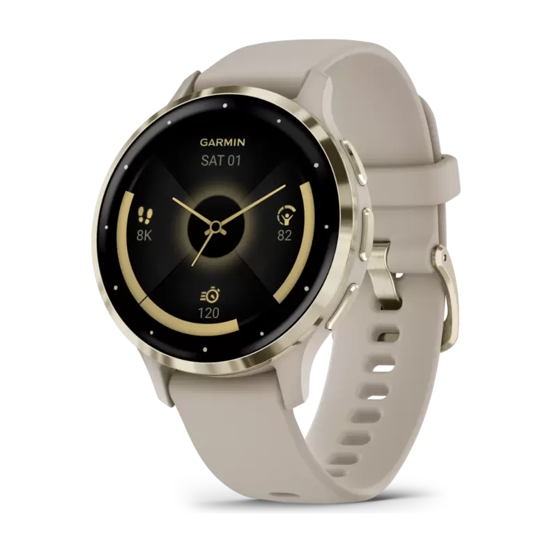 Venu 3S smartwatch French Gray/soft gold