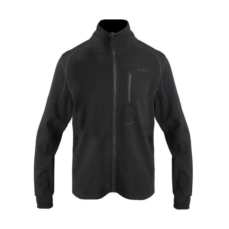 Asivik Adventure Mid Wool fleece, herre (Black)