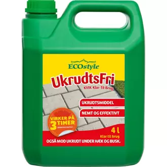 ECOstyle UkrudtsFri - klar til brug, 4L
