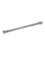 Stål flexslange 11/2" x 500 mm, omløber/nippel