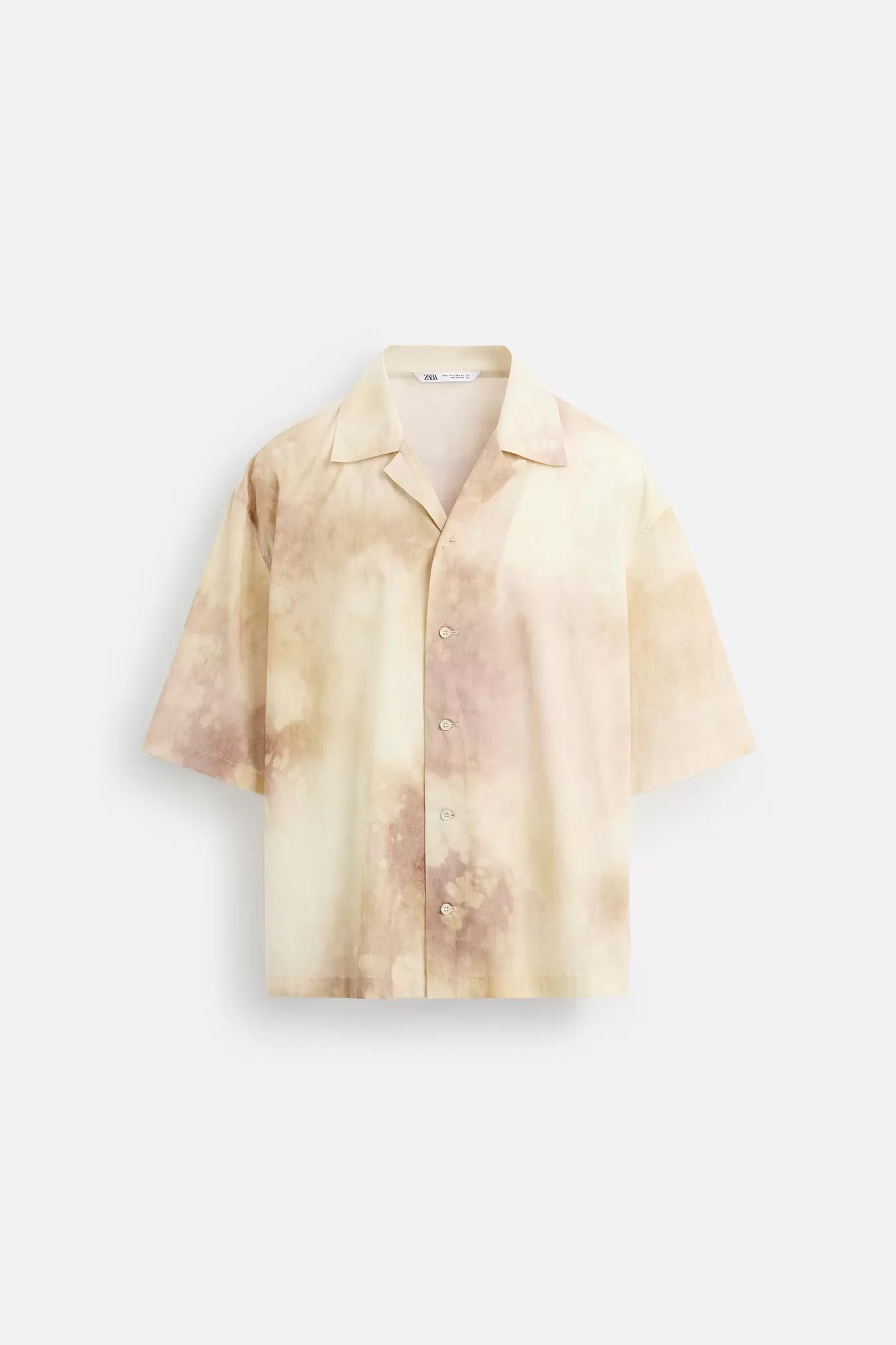 SKJORTE MED ABSTRAKT PRINT