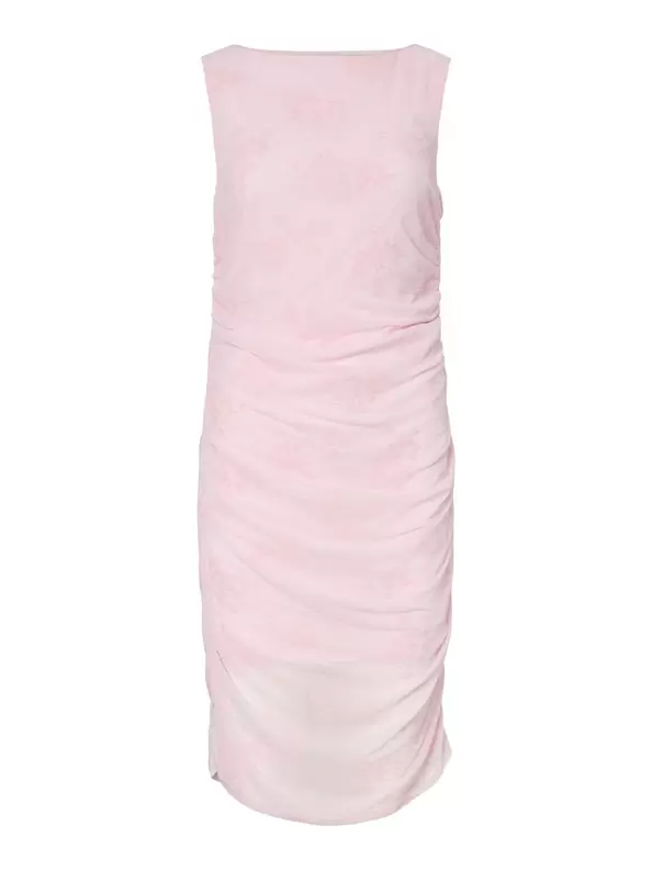 Product carousel image - PCMERRY RUCHING KORT KJOLE, Pink Tulle | 1
