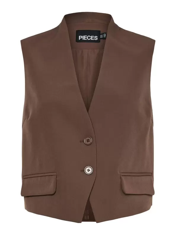Product carousel image - PCNIMORA VEST, Chocolate Martini | 1