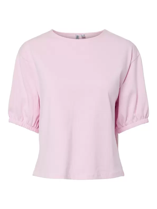 Product carousel image - PCMILJE TOP MED KORTE ÆRMER, Pink Tulle | 1