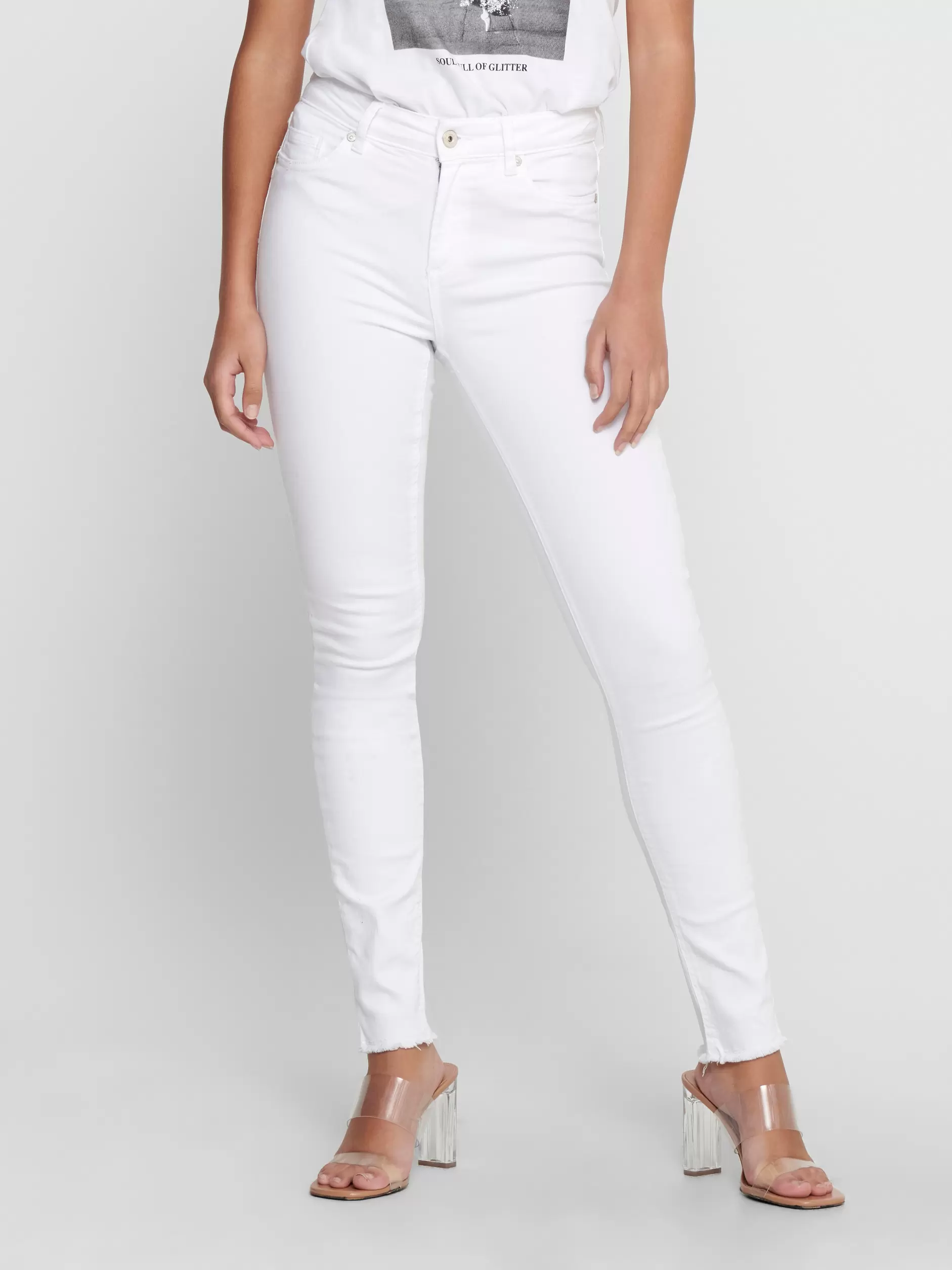 ONLBLUSH Mellemhøj talje Skinny fit Jeans