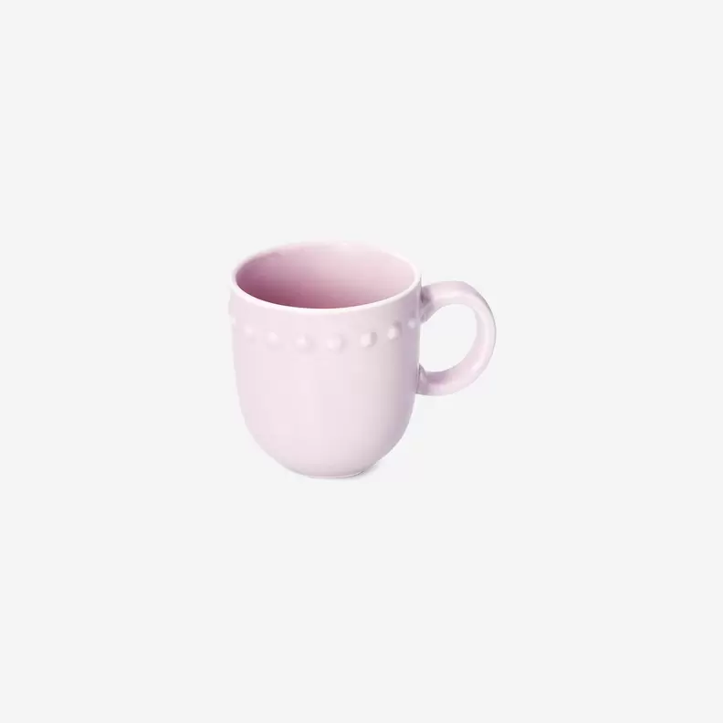 Lyserødt krus med boblekant - 390 ml