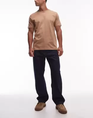 Carhartt WIP - Landon - Mørkeblå løstsiddende jeans i tapered pasform
