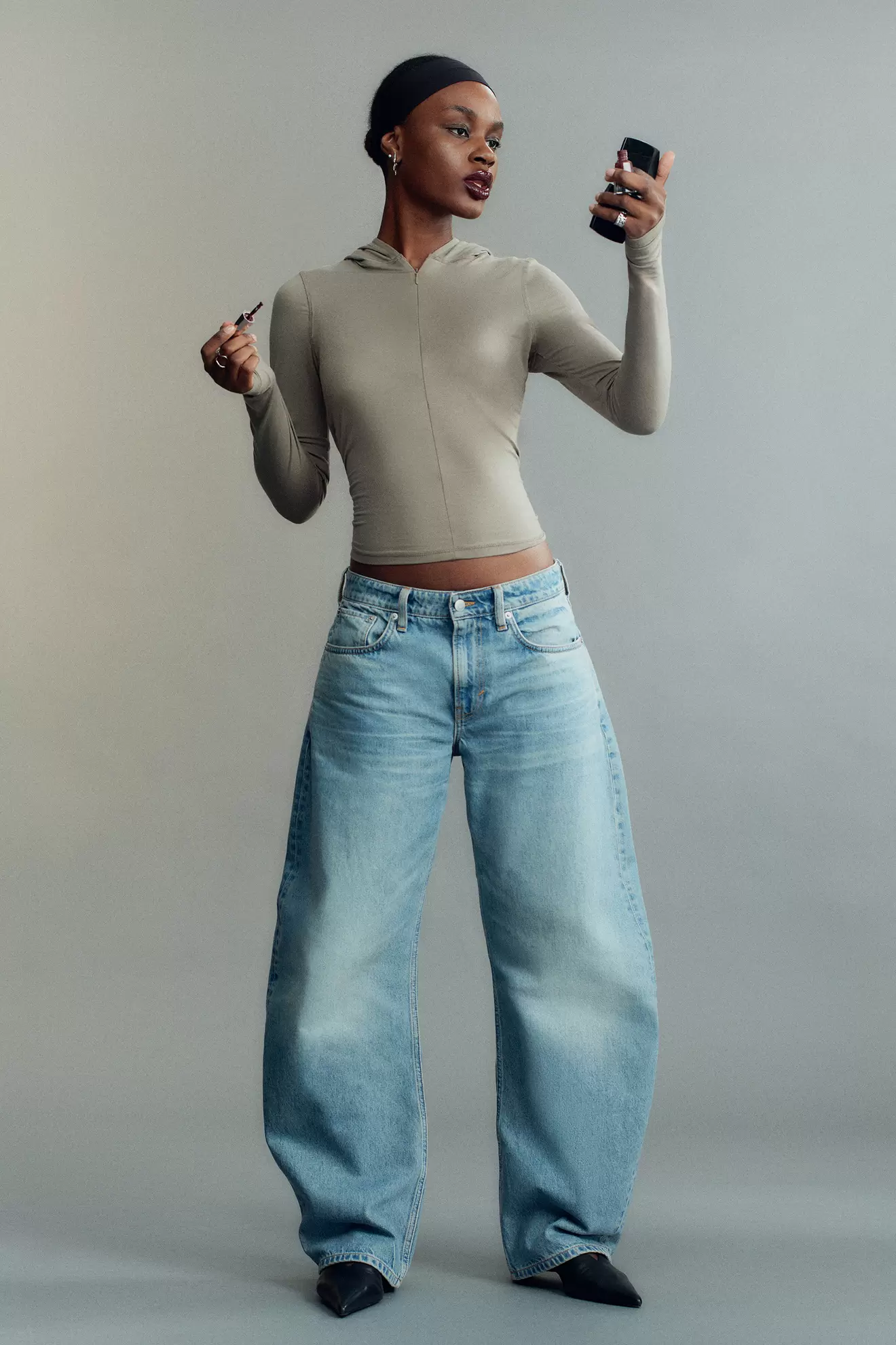 ABELL MID RISE REGULAR COCOON LEG JEANS