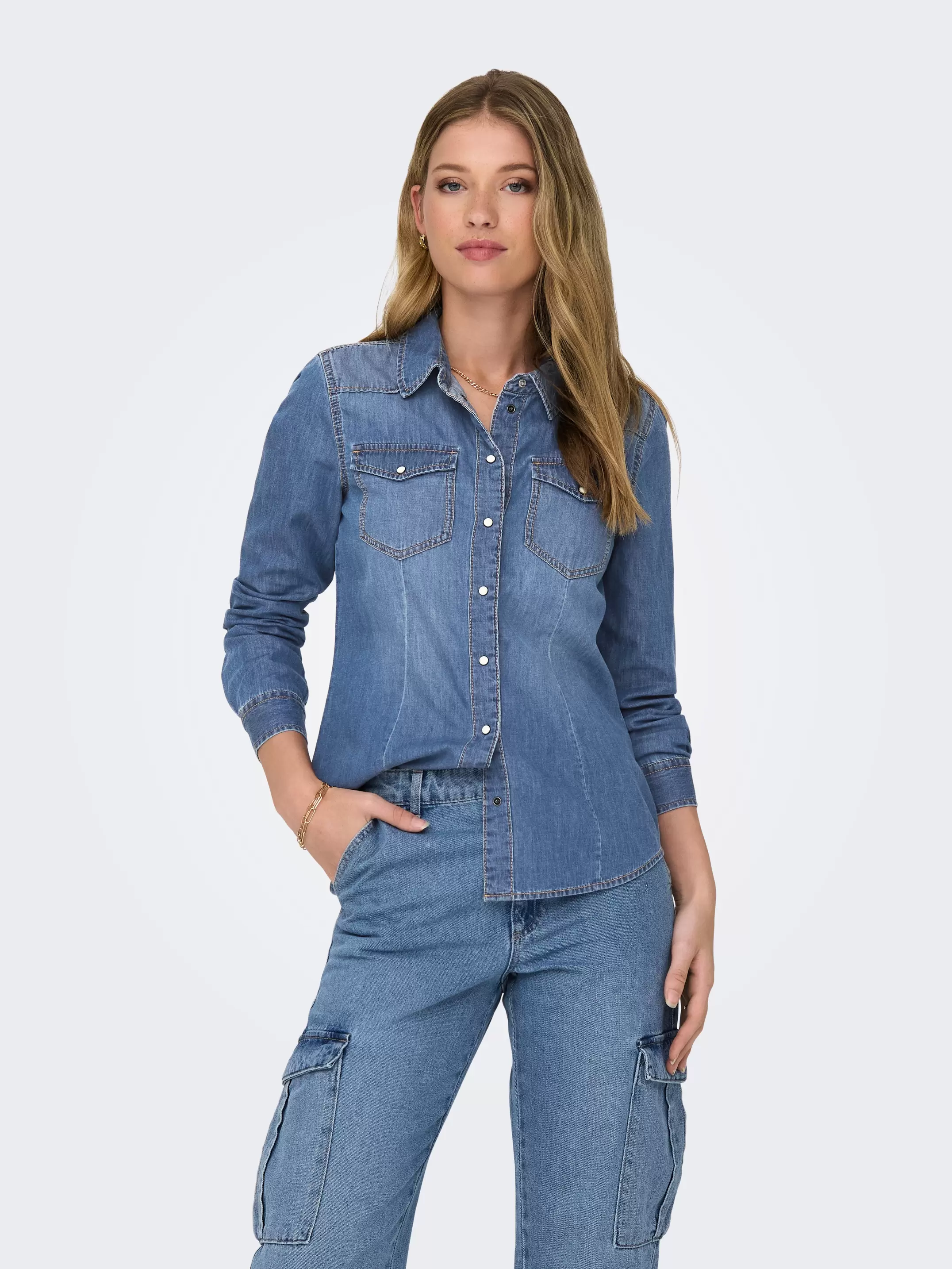 ONLALEXA Denim-skjorte