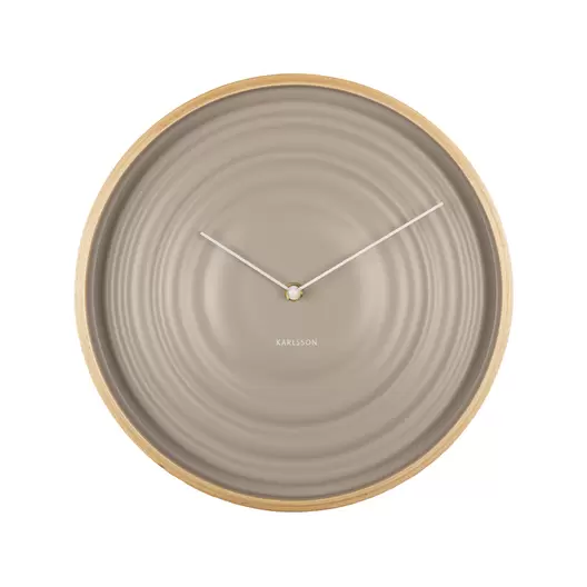 Karlsson Scandi Ribble vægur varm grå Ø31 cm
