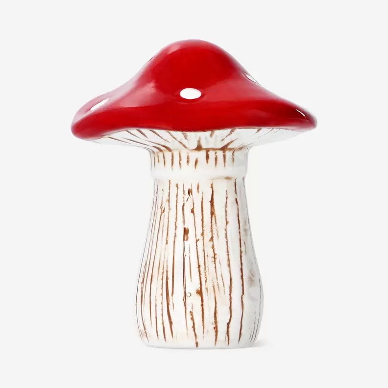 Dekorativ rød svamp - 10 cm