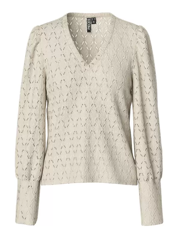 Product carousel image - PCCHRISTY BLUSE, Birch | 1