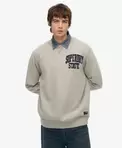 Vintage Athletic sweatshirt med rund halsudskæring