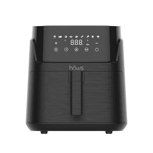 Haws airfryer sort 6,5 liter 1650 watt