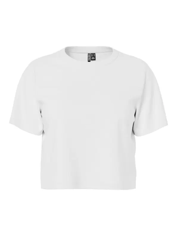 Product carousel image - PCSARA CROPPED T-SHIRT, Bright White | 1