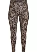 Viskose leggings med zebra print