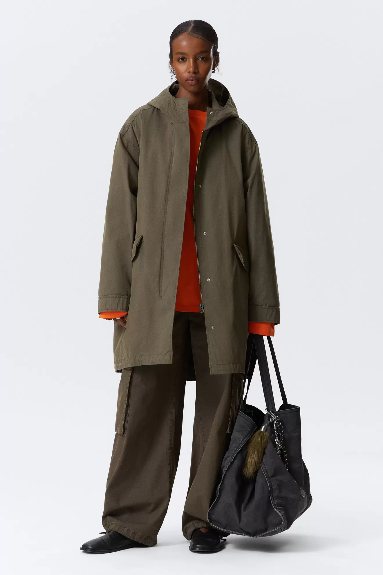 OVERSIZED PARKA WITH DETACHABLE LINING