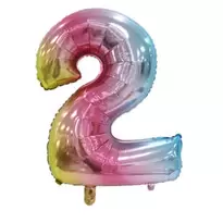 Talballon 2 Rainbow 60 cm