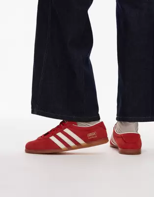 Adidas Originals - Gazelle Lo Pro - Røde og hvide sneakers
