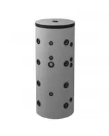 Akkutank 200 liter m/isolering og 2 spiraler