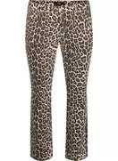 Emily jeans med leopardprint