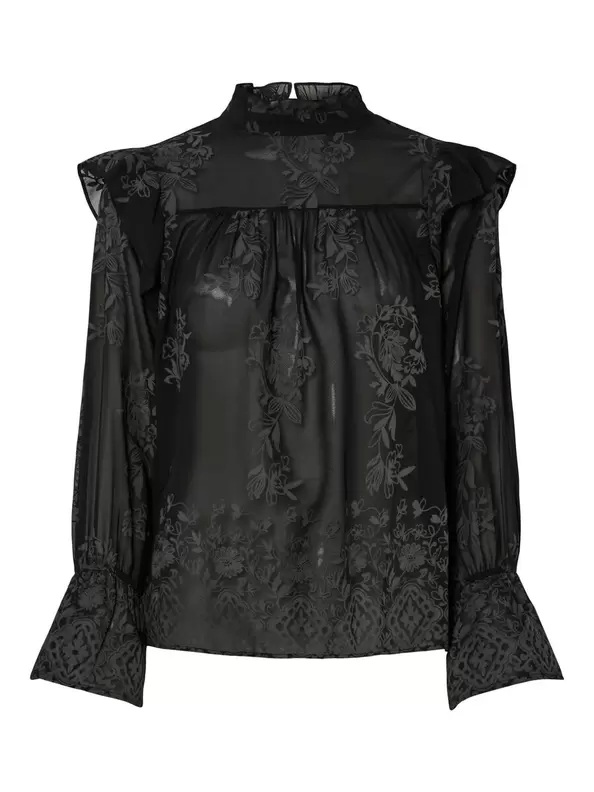 Product carousel image - PCNOLIA LANGÆRMET BLUSE, Black | 1