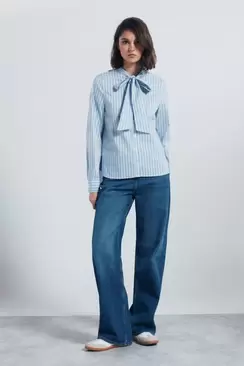Jeans and blouse set