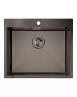 Laveo Marmara graphite køkkenvask SAM 510T