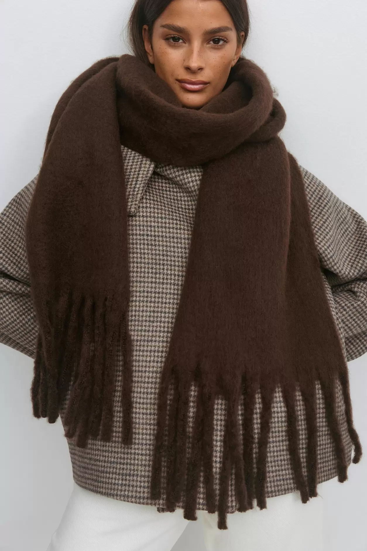 Soft chunky scarf