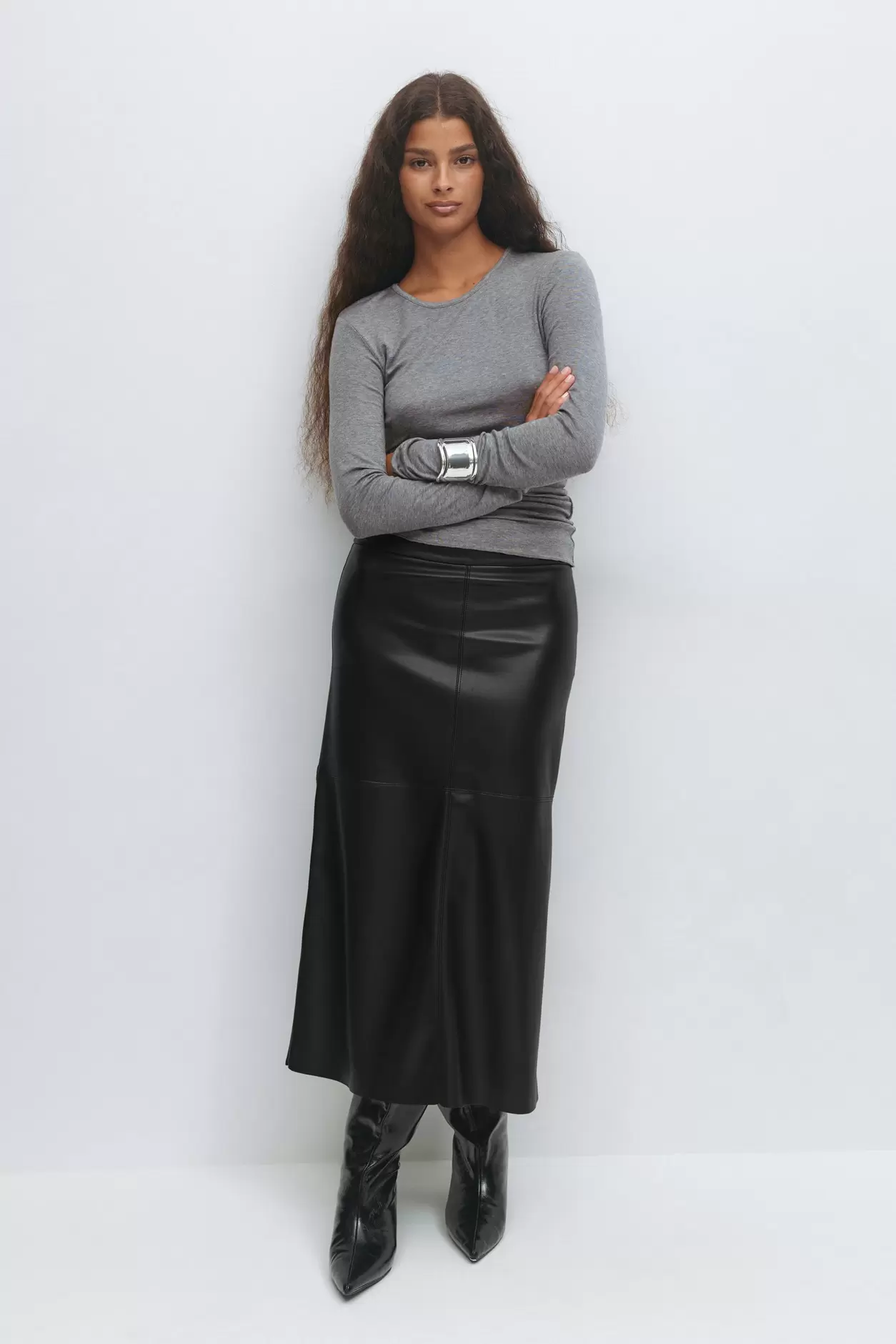Pu skirt