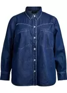 Denimskjorte med nitter
