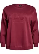 Sweatshirt med broderet Milano-motiv