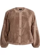 Teddycardigan med dekorative knapper