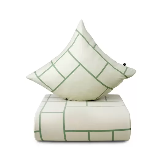Nordisk Tekstil Karma sengetøj grøn 140x200 cm