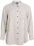 Skjorte med stribet mønster