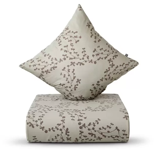 Nordisk Tekstil Kimberly sengetøj khaki 140x220 cm