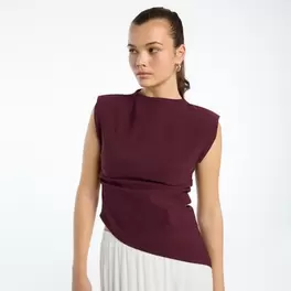 Blouse with slits at bottom