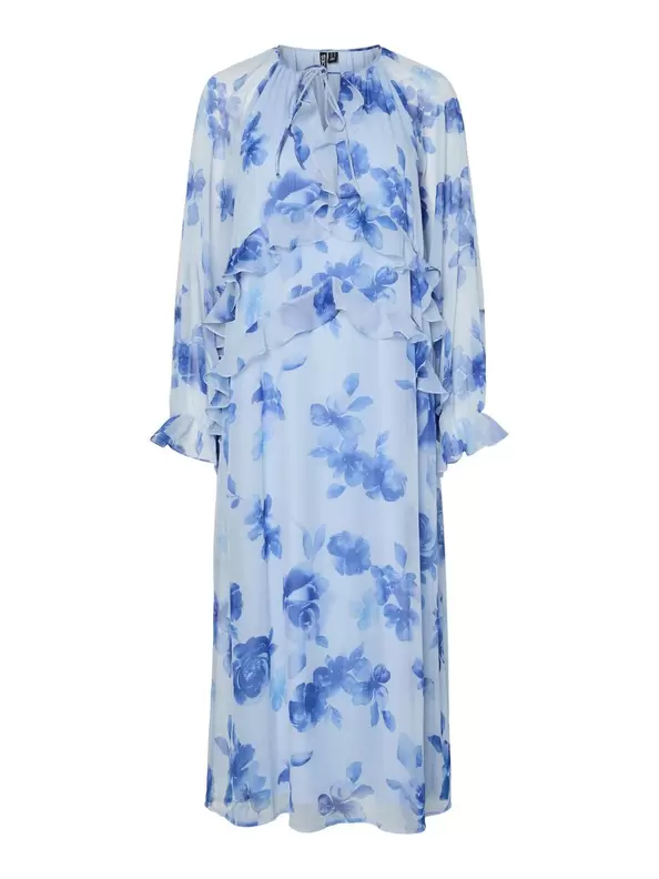 Product carousel image - PCCLARA MIDIKJOLE, Cashmere Blue | 1