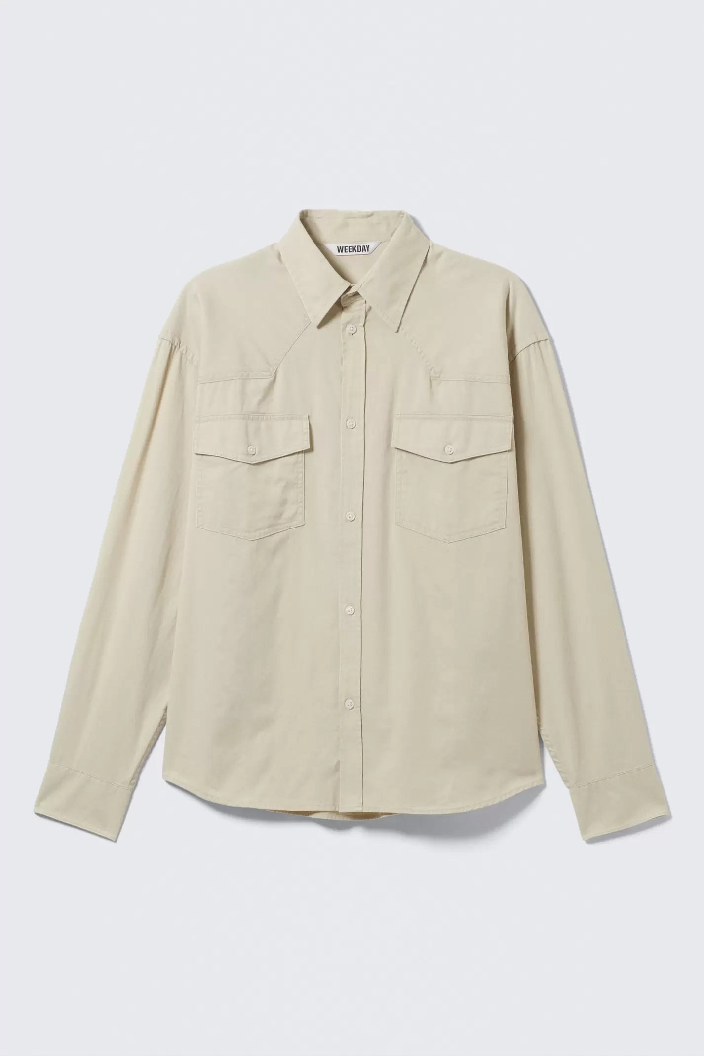 LOOSE LONG-SLEEVED COTTON TWILL SHIRT390 DKK89 DKKPREV. MARKDOWN 125 DKK