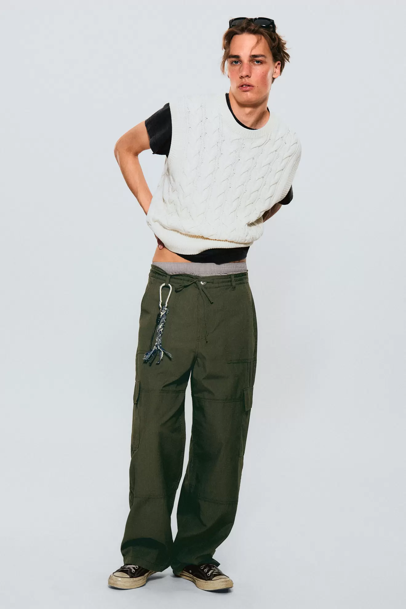 BAGGY RIPSTOP CARGO TROUSERS490 DKK300 DKK